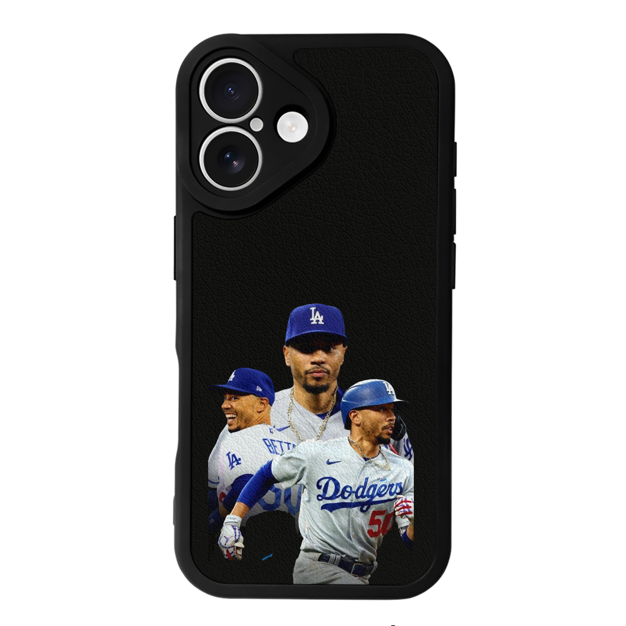  IPhone 16 Silicone Leather Case – UV Print, Lambskin Texture – Perfect Fit, Wireless Charging Compatible, Scratch Resistant, Precise Cutouts – Stylish Protection For IPhone 16